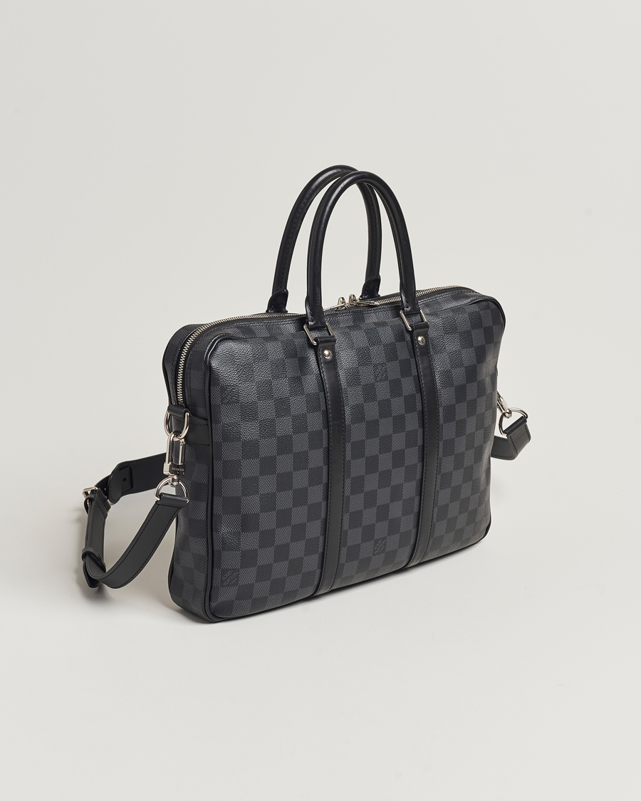 Herr | Louis Vuitton Pre-Owned Porte-Documents Voyage Briefcase Damier Graphite | Louis Vuitton Pre-Owned | Porte-Documents Voyage Briefcase Damier Graphite
