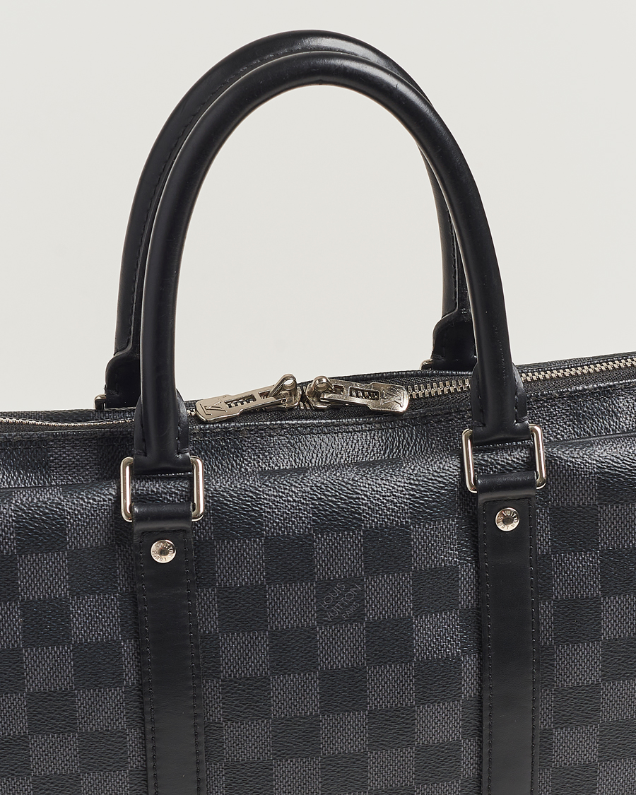 Herr | Louis Vuitton Pre-Owned Porte-Documents Voyage Briefcase Damier Graphite | Louis Vuitton Pre-Owned | Porte-Documents Voyage Briefcase Damier Graphite