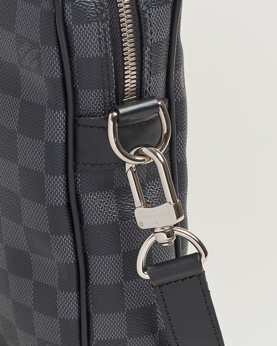 Herr | Louis Vuitton Pre-Owned Porte-Documents Voyage Briefcase Damier Graphite | Louis Vuitton Pre-Owned | Porte-Documents Voyage Briefcase Damier Graphite