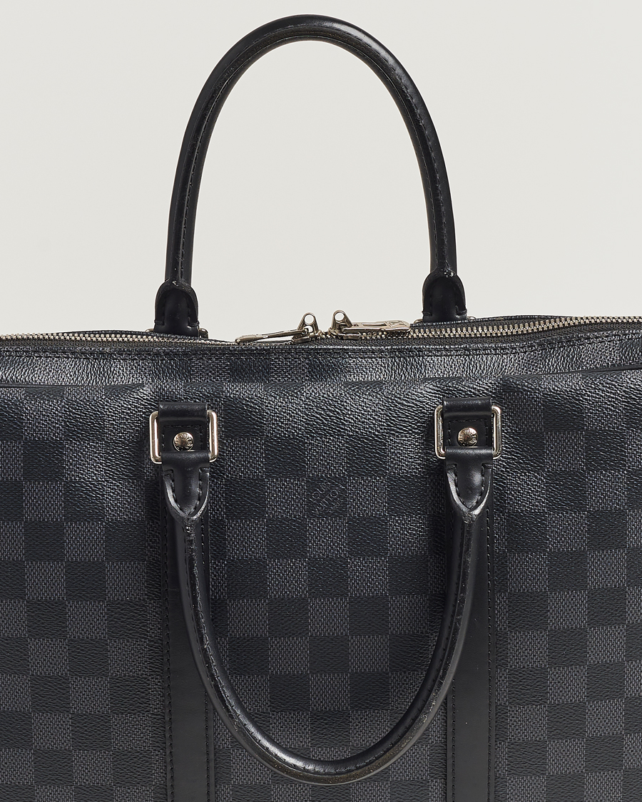 Herr | Louis Vuitton Pre-Owned Porte-Documents Voyage Briefcase Damier Graphite | Louis Vuitton Pre-Owned | Porte-Documents Voyage Briefcase Damier Graphite