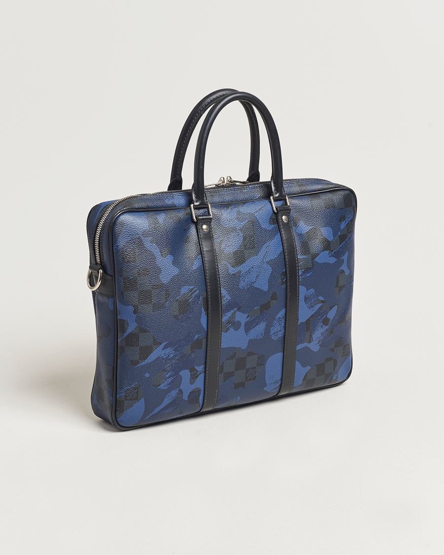 Herr | Pre-Owned & Vintage Bags | Louis Vuitton Pre-Owned | Porte-Documents Voyage Briefcase Navy Blue