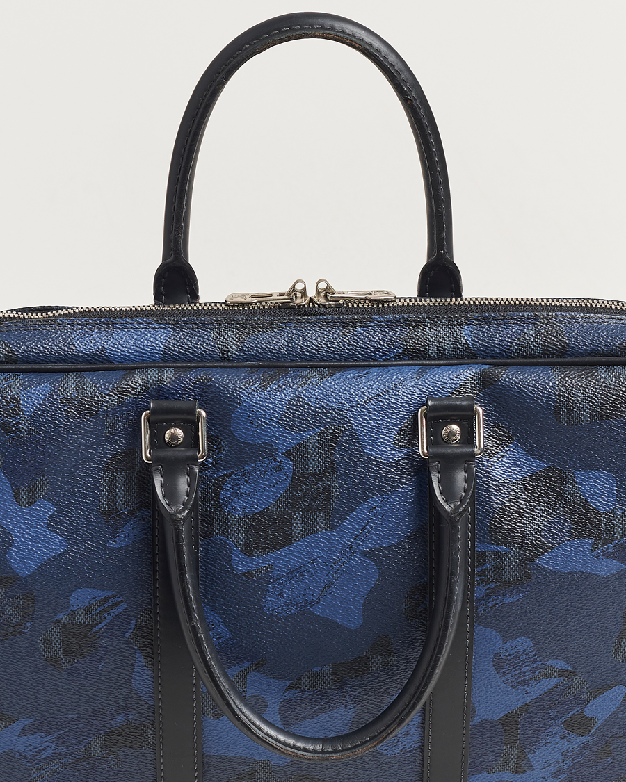 Herr | Pre-Owned & Vintage Bags | Louis Vuitton Pre-Owned | Porte-Documents Voyage Briefcase Navy Blue