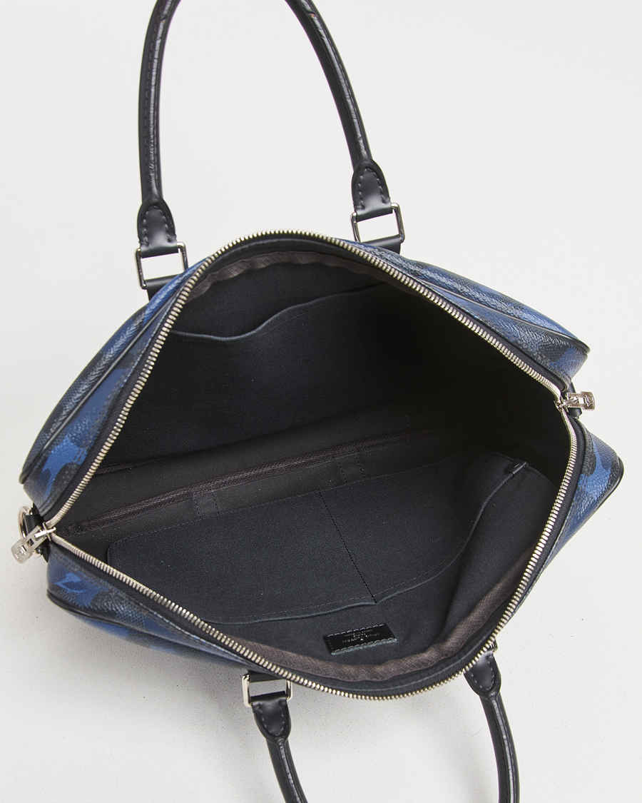 Herr | Pre-Owned & Vintage Bags | Louis Vuitton Pre-Owned | Porte-Documents Voyage Briefcase Navy Blue