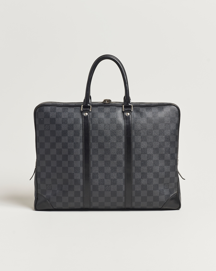 Herr | Louis Vuitton Pre-Owned Porte-Documents Voyage Briefcase Damier Graphite | Louis Vuitton Pre-Owned | Porte-Documents Voyage Briefcase Damier Graphite