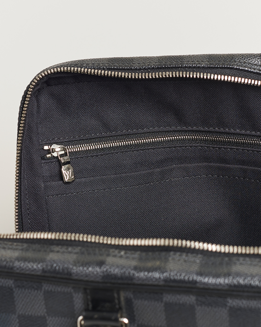 Herr | Louis Vuitton Pre-Owned Porte-Documents Voyage Briefcase Damier Graphite | Louis Vuitton Pre-Owned | Porte-Documents Voyage Briefcase Damier Graphite
