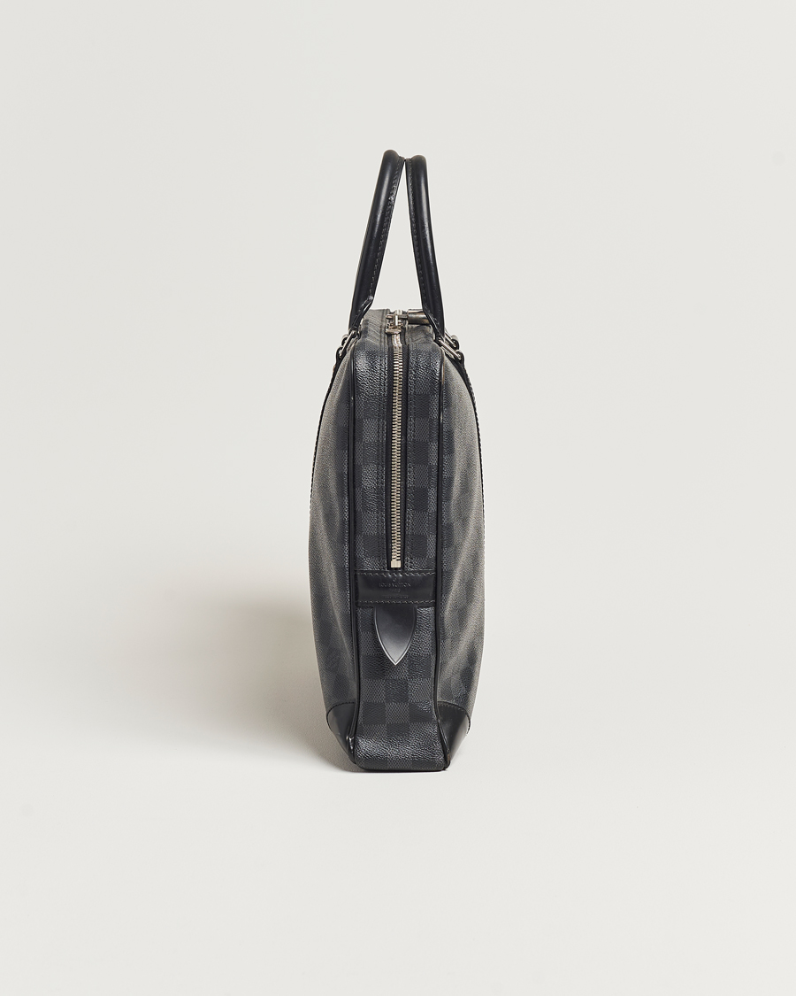 Herr | Louis Vuitton Pre-Owned Porte-Documents Voyage Briefcase Damier Graphite | Louis Vuitton Pre-Owned | Porte-Documents Voyage Briefcase Damier Graphite