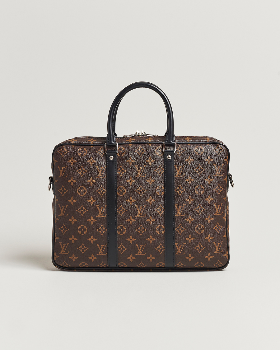 Herr | Louis Vuitton Pre-Owned Porte-Documents Voyage Briefcase Monogram | Louis Vuitton Pre-Owned | Porte-Documents Voyage Briefcase Monogram