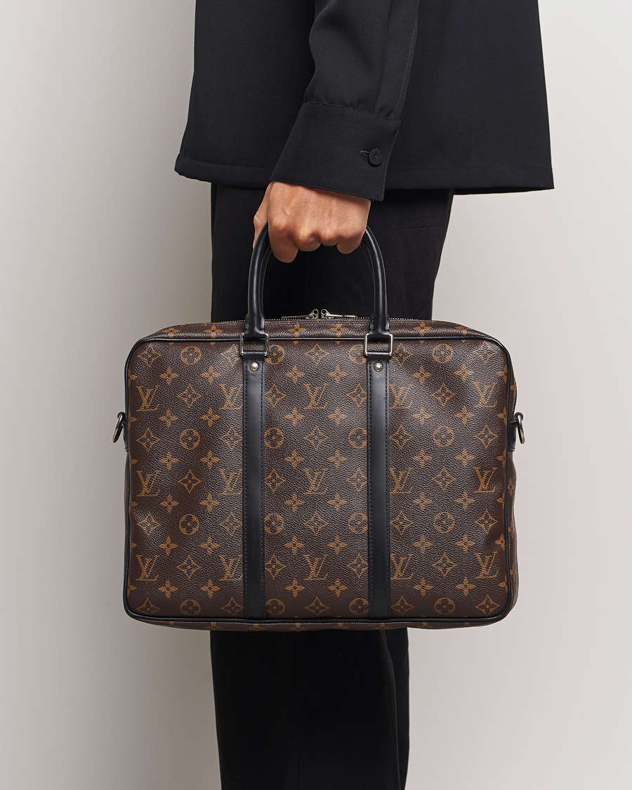 Herr | Louis Vuitton Pre-Owned Porte-Documents Voyage Briefcase Monogram | Louis Vuitton Pre-Owned | Porte-Documents Voyage Briefcase Monogram