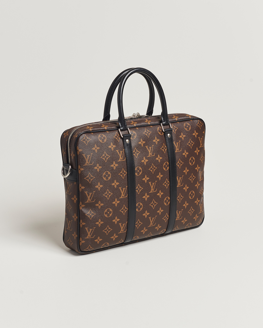 Herr | Louis Vuitton Pre-Owned Porte-Documents Voyage Briefcase Monogram | Louis Vuitton Pre-Owned | Porte-Documents Voyage Briefcase Monogram