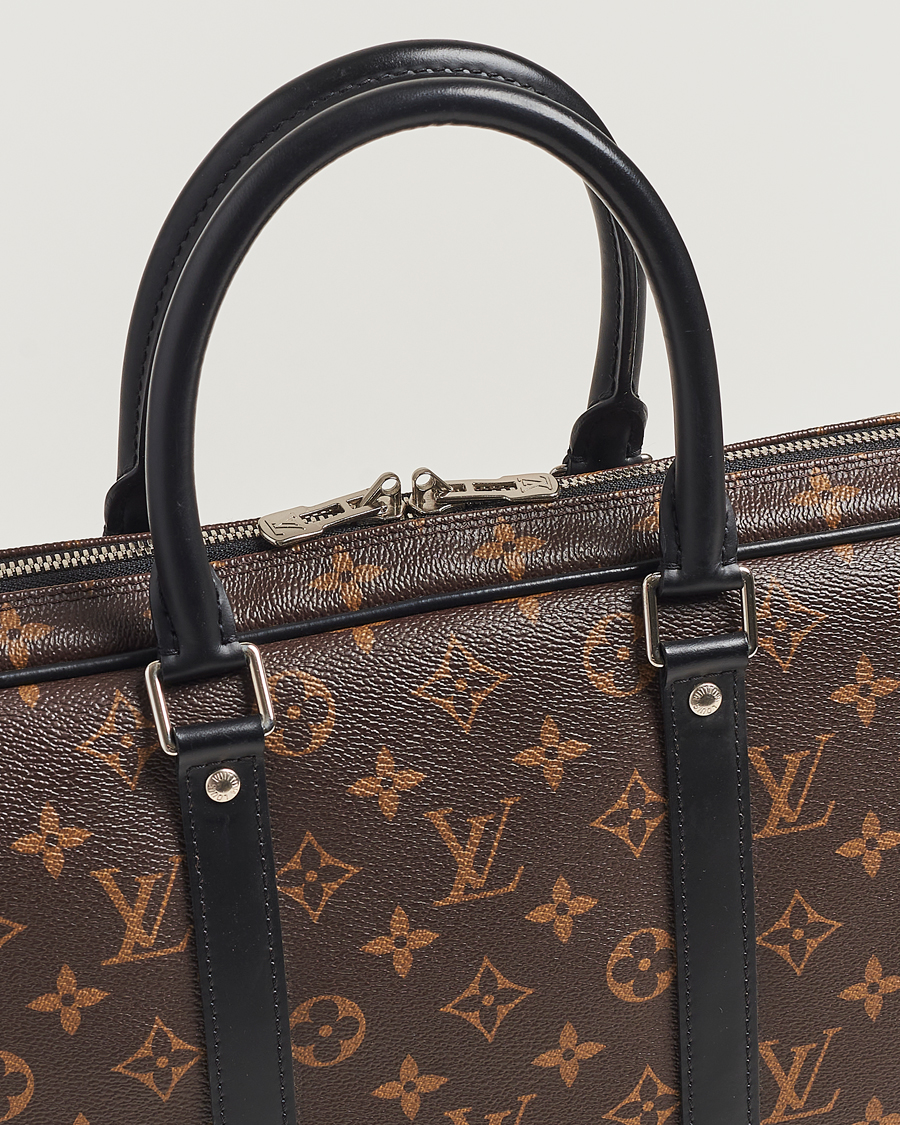 Herr | Louis Vuitton Pre-Owned Porte-Documents Voyage Briefcase Monogram | Louis Vuitton Pre-Owned | Porte-Documents Voyage Briefcase Monogram