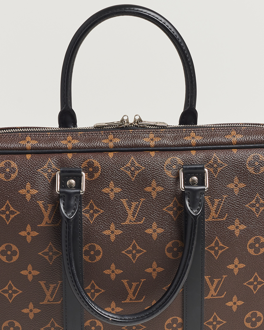 Herr | Louis Vuitton Pre-Owned Porte-Documents Voyage Briefcase Monogram | Louis Vuitton Pre-Owned | Porte-Documents Voyage Briefcase Monogram