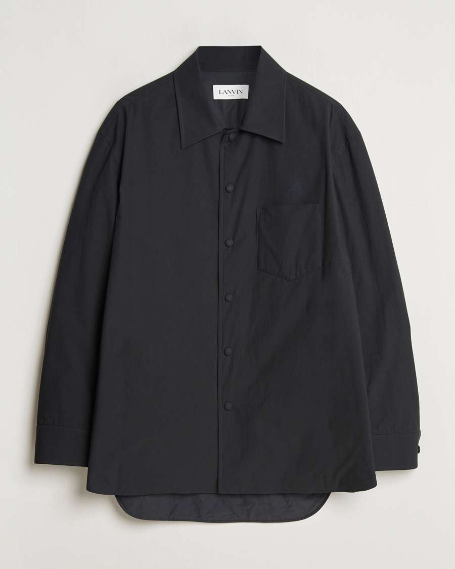 Herr | Skjortor | Lanvin | Padded Overshirt Black