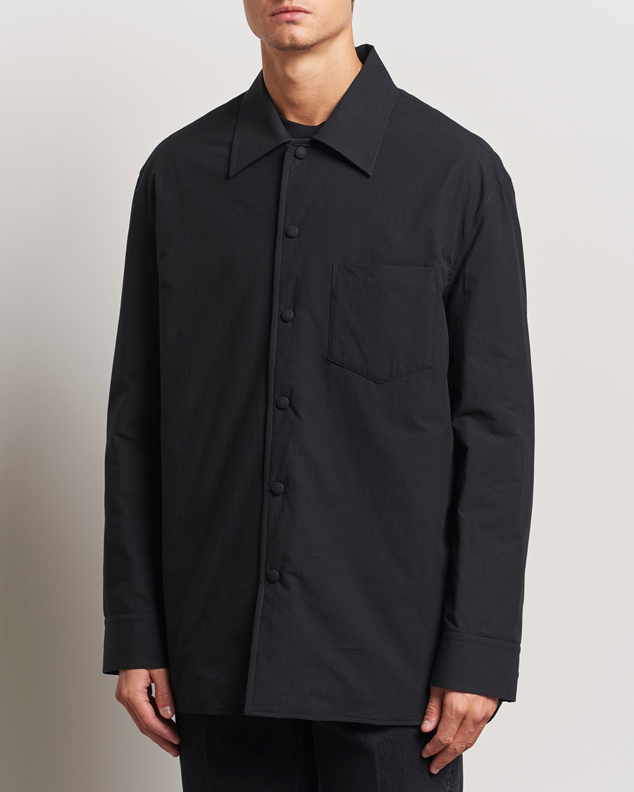 Herr | Skjortor | Lanvin | Padded Overshirt Black