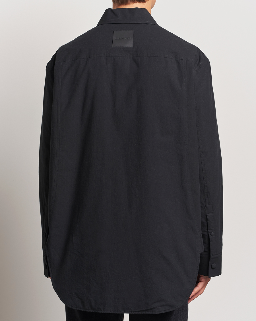 Herr | Skjortor | Lanvin | Padded Overshirt Black
