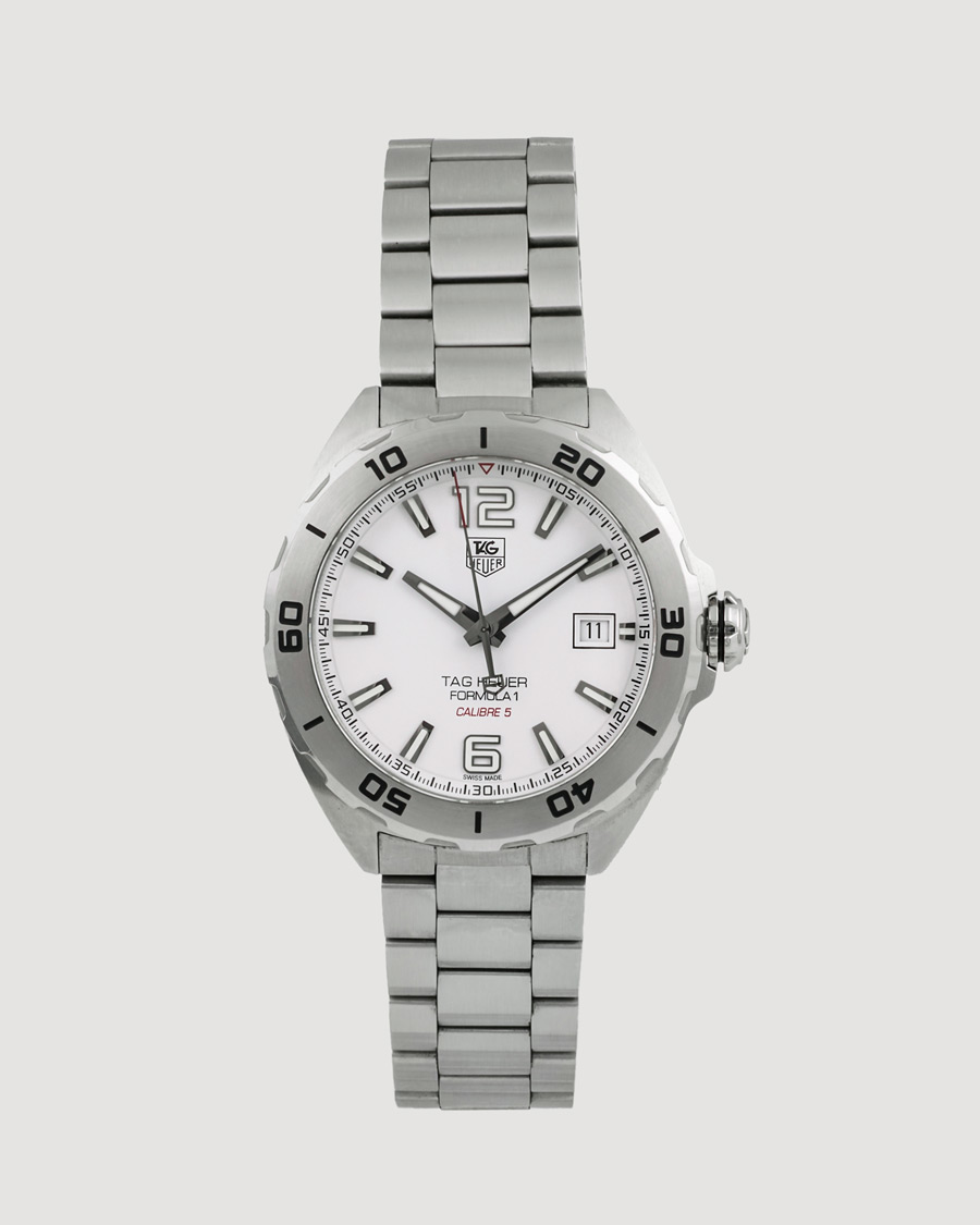 Herr | Tag Heuer Pre-Owned Formula 1 Calibre 5 WAZ2114 Silver | Tag Heuer Pre-Owned | Formula 1 Calibre 5 WAZ2114 Silver