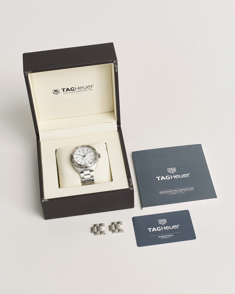 Herr | Tag Heuer Pre-Owned Formula 1 Calibre 5 WAZ2114 Silver | Tag Heuer Pre-Owned | Formula 1 Calibre 5 WAZ2114 Silver