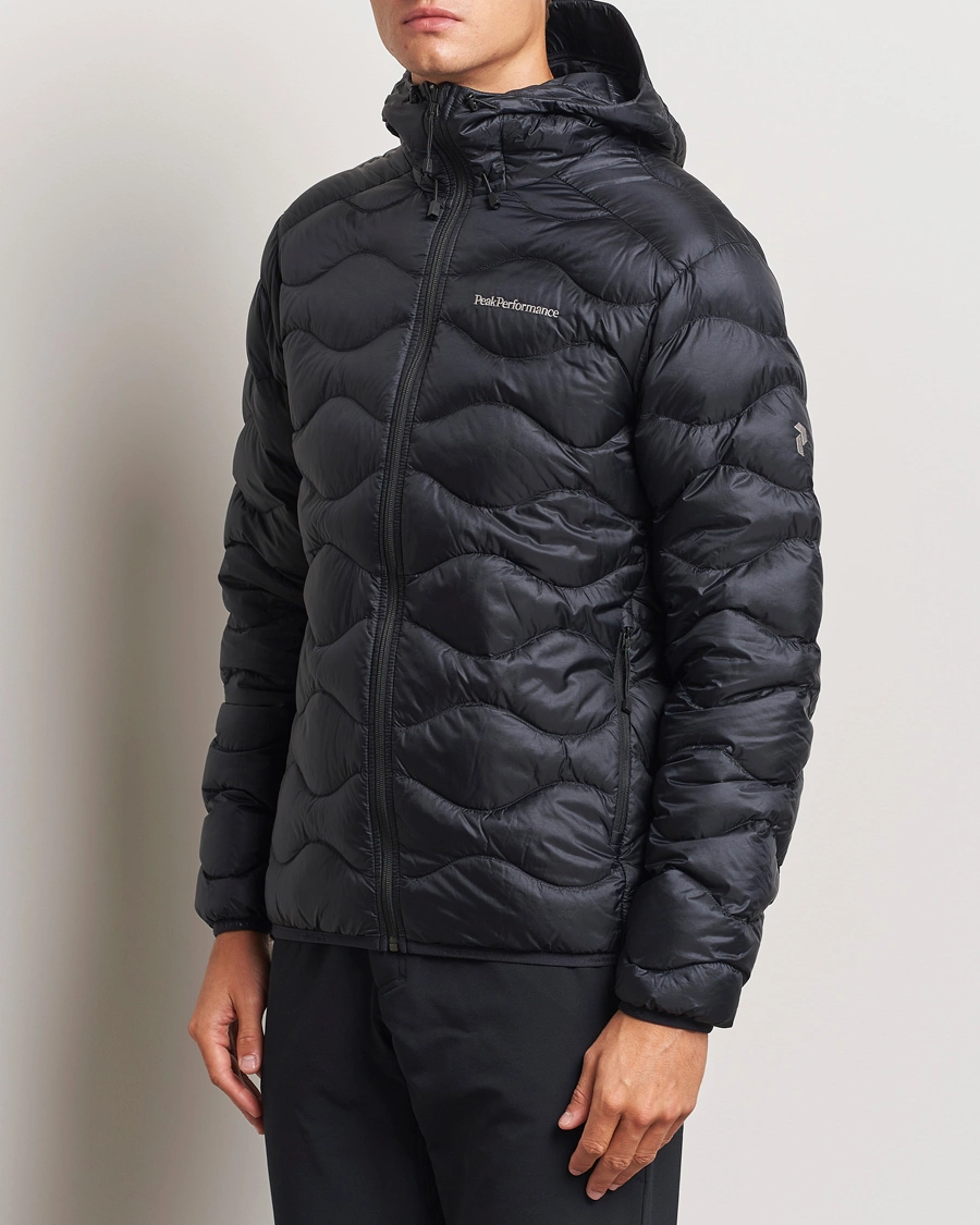 Herr | Jackor | Peak Performance | Helium Down Hooded Jacket Black