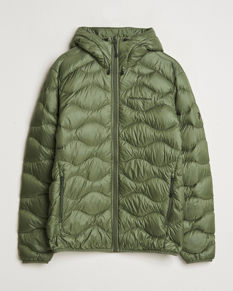 Herr | Jackor | Peak Performance | Helium Down Hooded Jacket Pine Needle