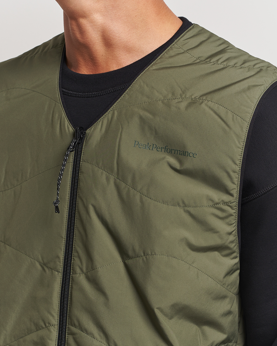 Herr | Jackor | Peak Performance | Insulated Reversable Vest Pine Needle