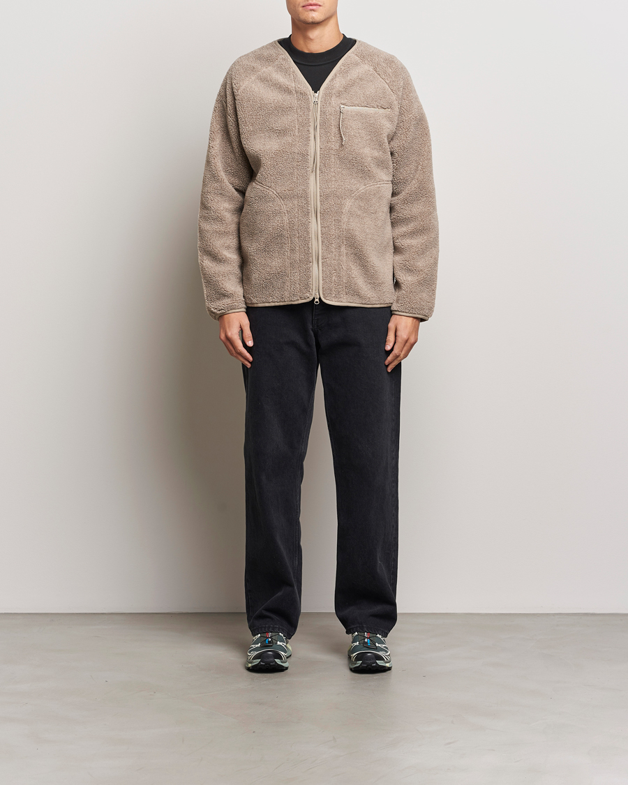 Herr | Tröjor | Peak Performance | Heavy Pile Oversized Cardigan Avid Beige