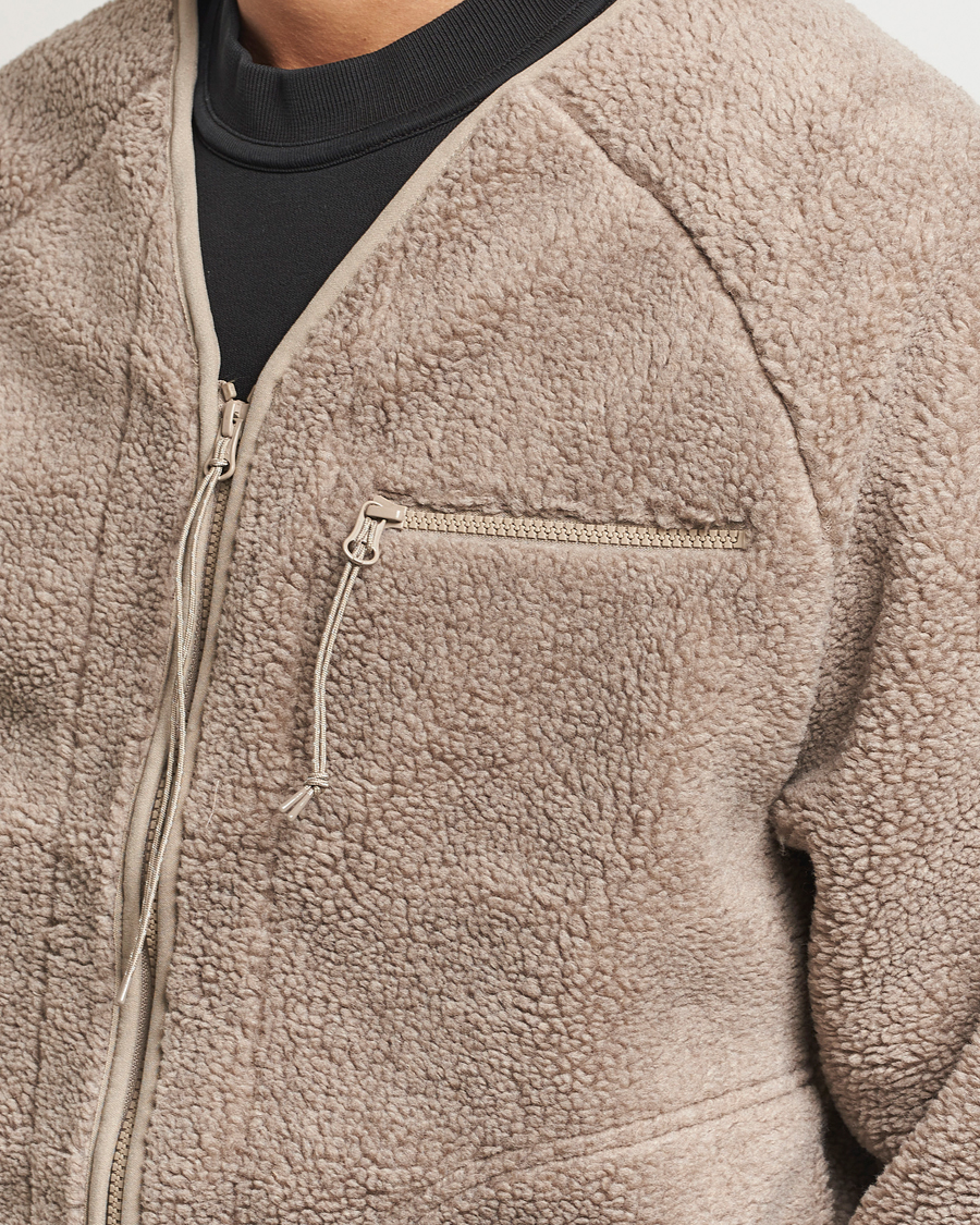 Herr | Tröjor | Peak Performance | Heavy Pile Oversized Cardigan Avid Beige