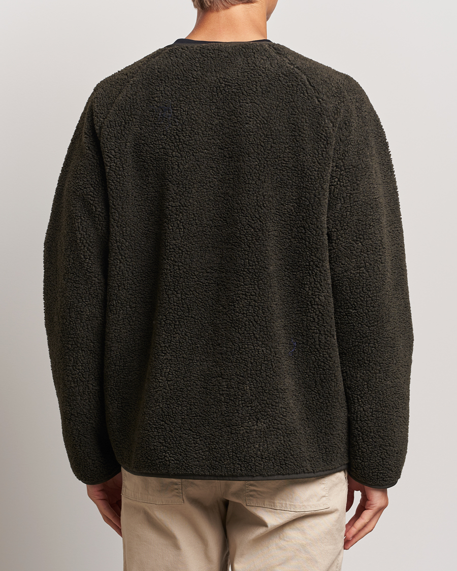 Herr | Tröjor | Peak Performance | Heavy Pile Oversized Cardigan Olive Extreme