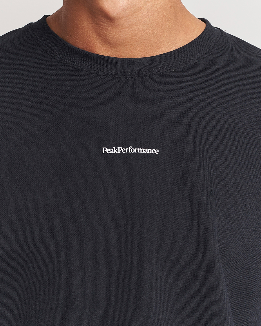 Herr | Tröjor | Peak Performance | Original Terry Crew Sweatshirt Black