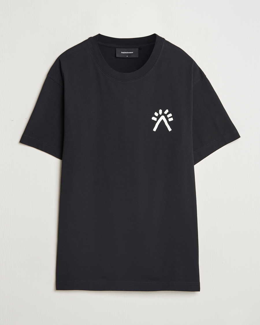 Herr | T-Shirts | Peak Performance | Graphic T-Shirt Black