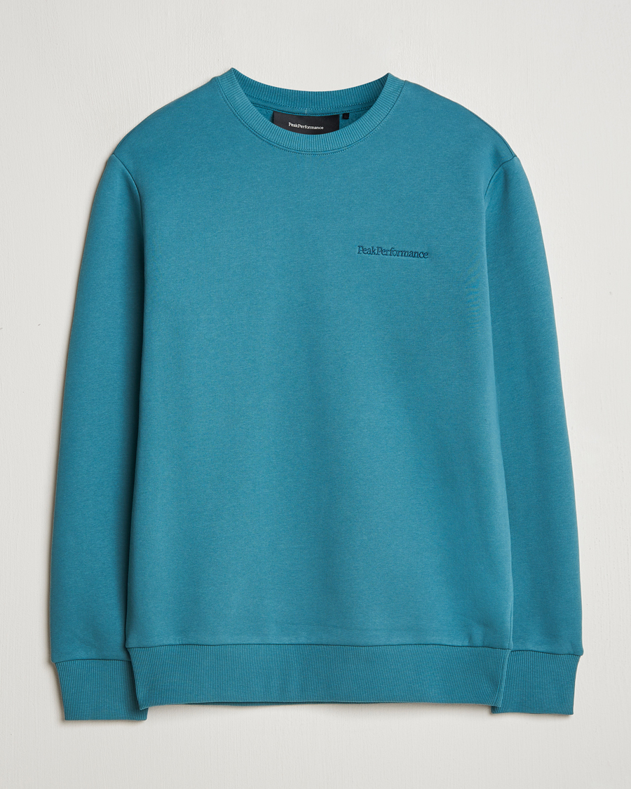 Herr | Tröjor | Peak Performance | Original Logo Crew Neck Sweatshirt Hydro Fresh