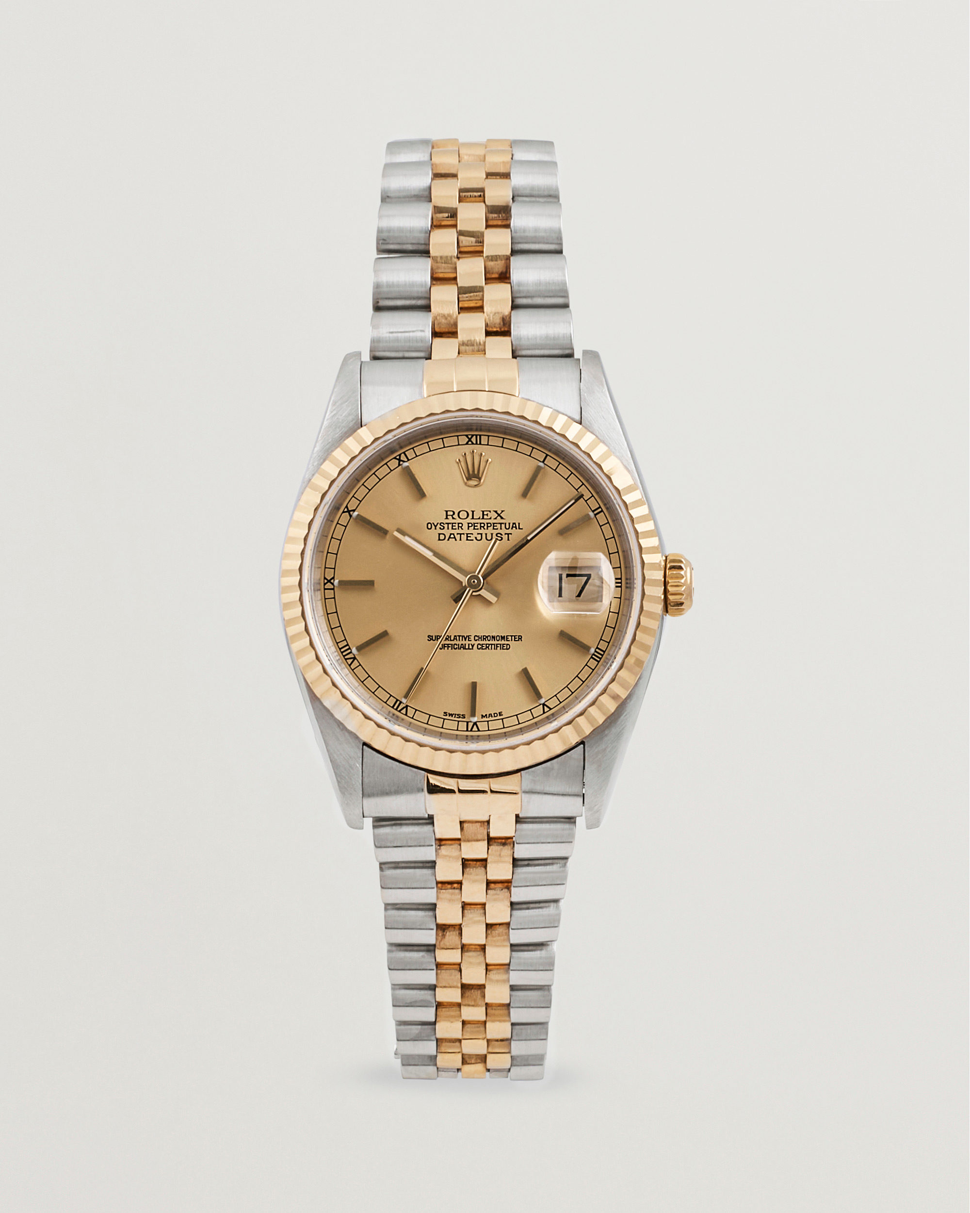 Herr | Rolex Pre-Owned Datejust 16233 G/S Silver | Rolex Pre-Owned | Datejust 16233 G/S Silver