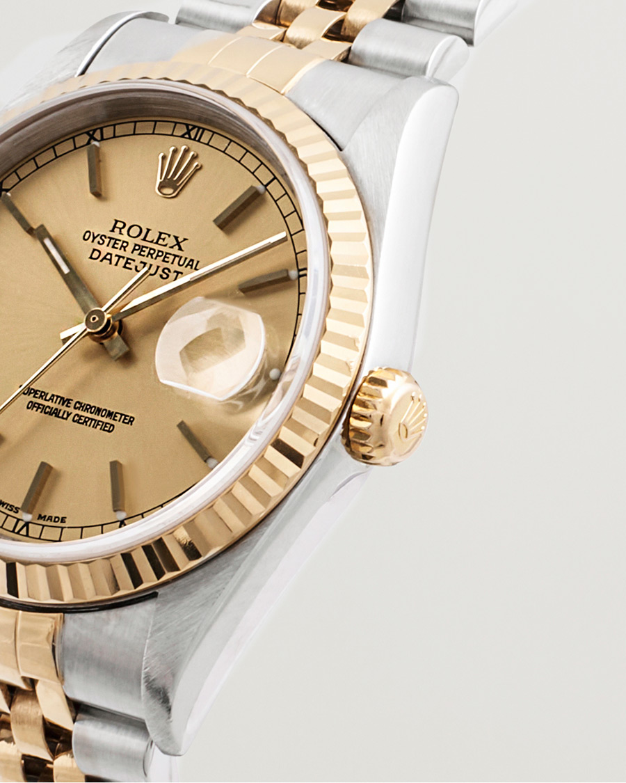Herr | Rolex Pre-Owned Datejust 16233 G/S Silver | Rolex Pre-Owned | Datejust 16233 G/S Silver