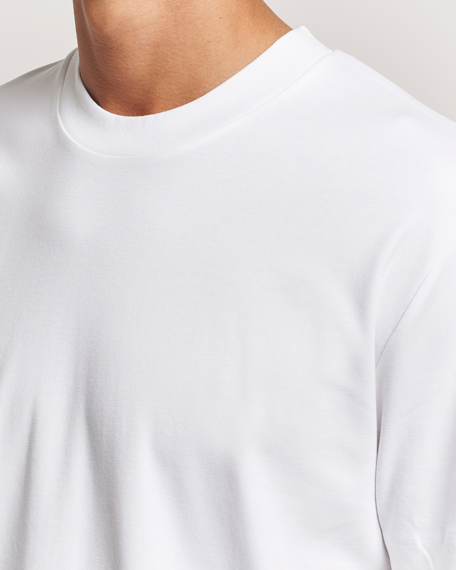 Herr | T-Shirts | Sunspel | Heavy Weight Supima Cotton T-Shirt White