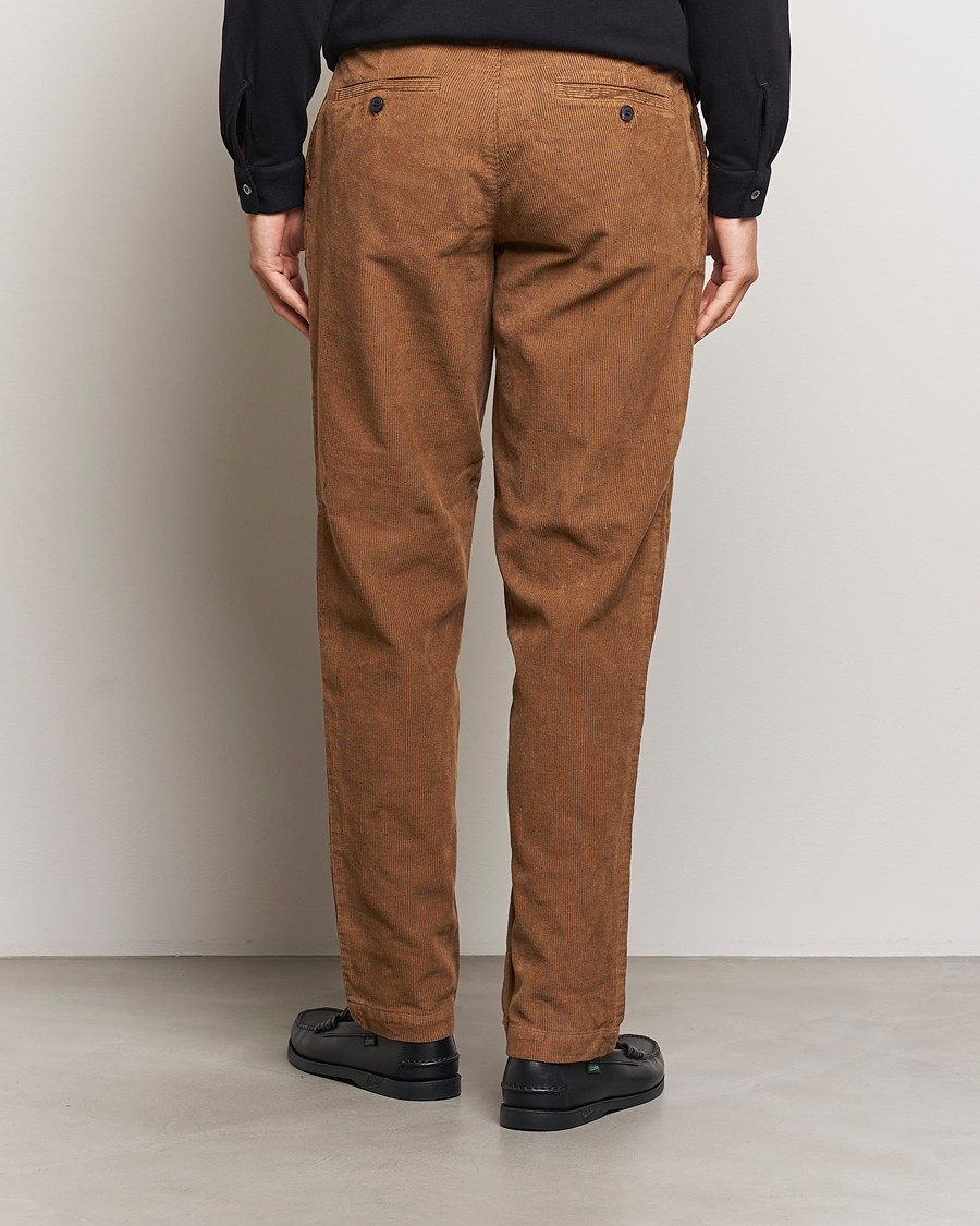 Herr | Byxor | Sunspel | Corduroy Chore Trousers Sandstone