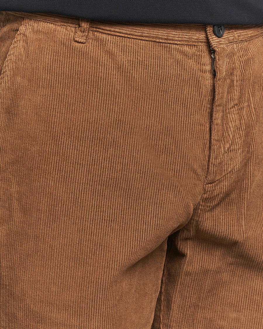 Herr | Byxor | Sunspel | Corduroy Chore Trousers Sandstone