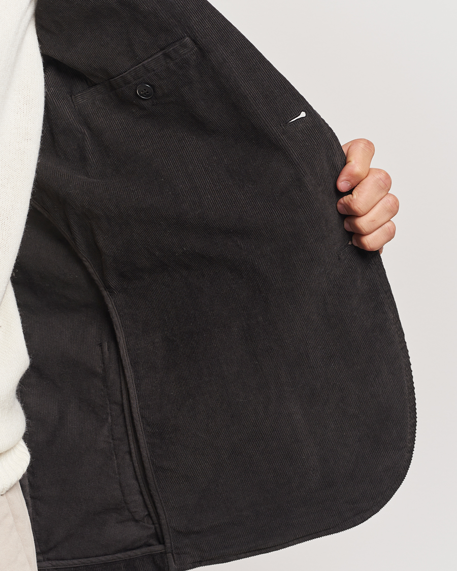 Herr | Kavajer | Sunspel | Relaxed Corduroy Blazer Coffee