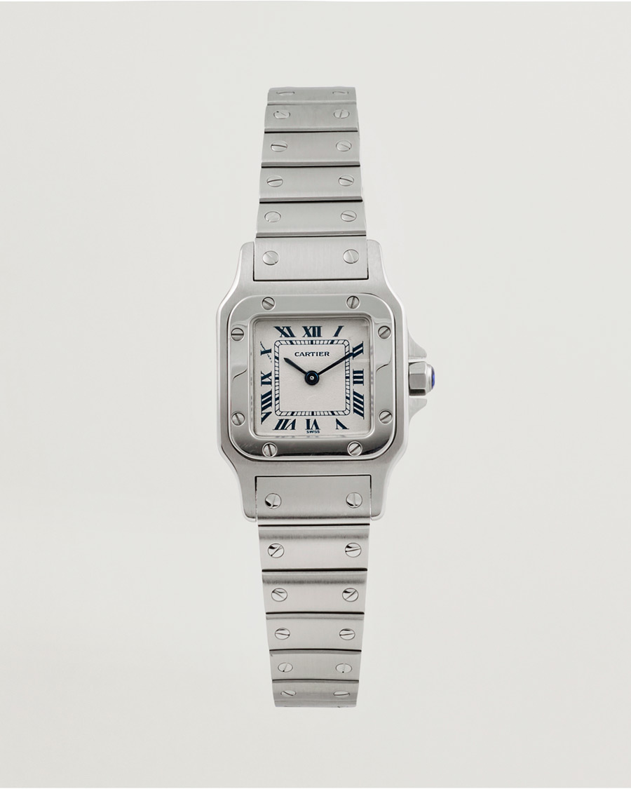 Herr | Cartier Pre-Owned Santos Galbée 1565 Silver | Cartier Pre-Owned | Santos Galbée 1565 Silver