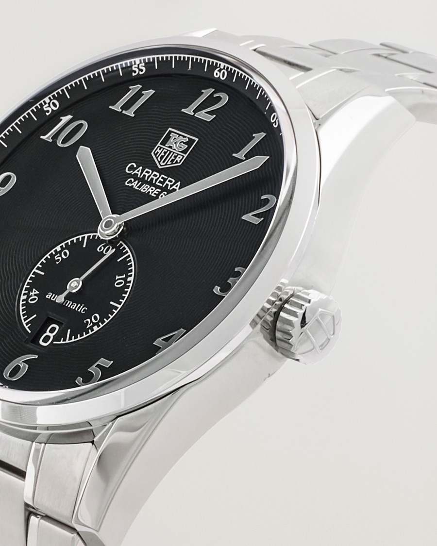 Herr | Tag Heuer Pre-Owned Carrera Calibre 6 WAS2110 Silver | Tag Heuer Pre-Owned | Carrera Calibre 6 WAS2110 Silver