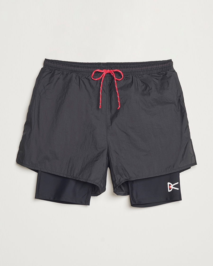 Herr | Shorts | District Vision | Ripstop Layered Trail Shorts Black