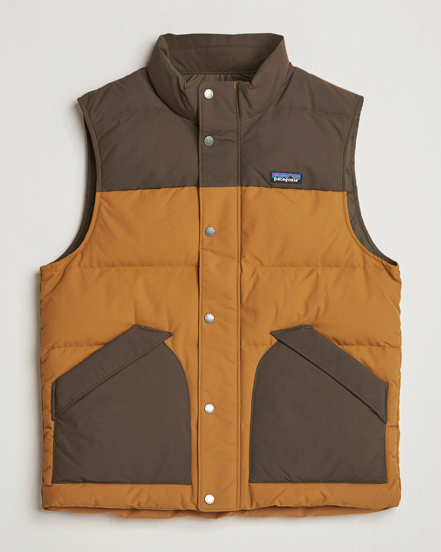 Herr | Jackor | Patagonia | Downdrift Vest Brown