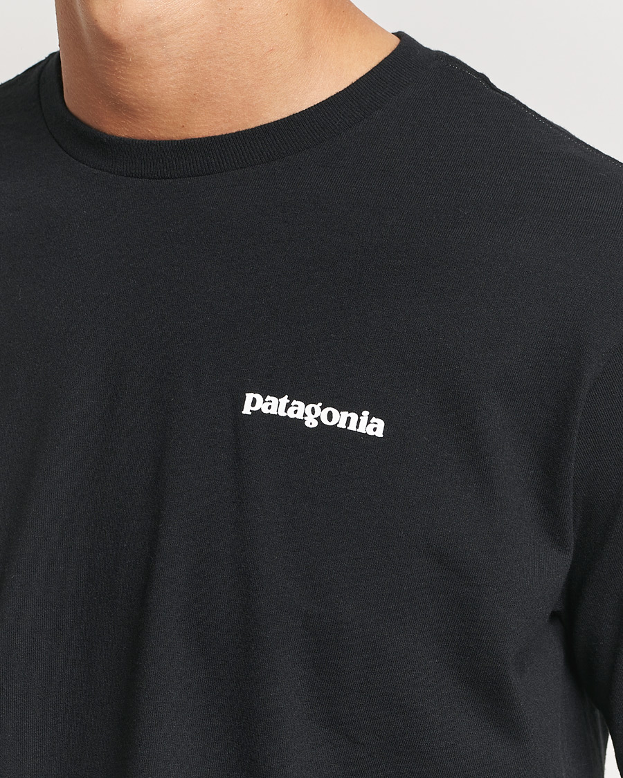Herr | T-Shirts | Patagonia | P-6 Logo Responsibili LS T-Shirt Black