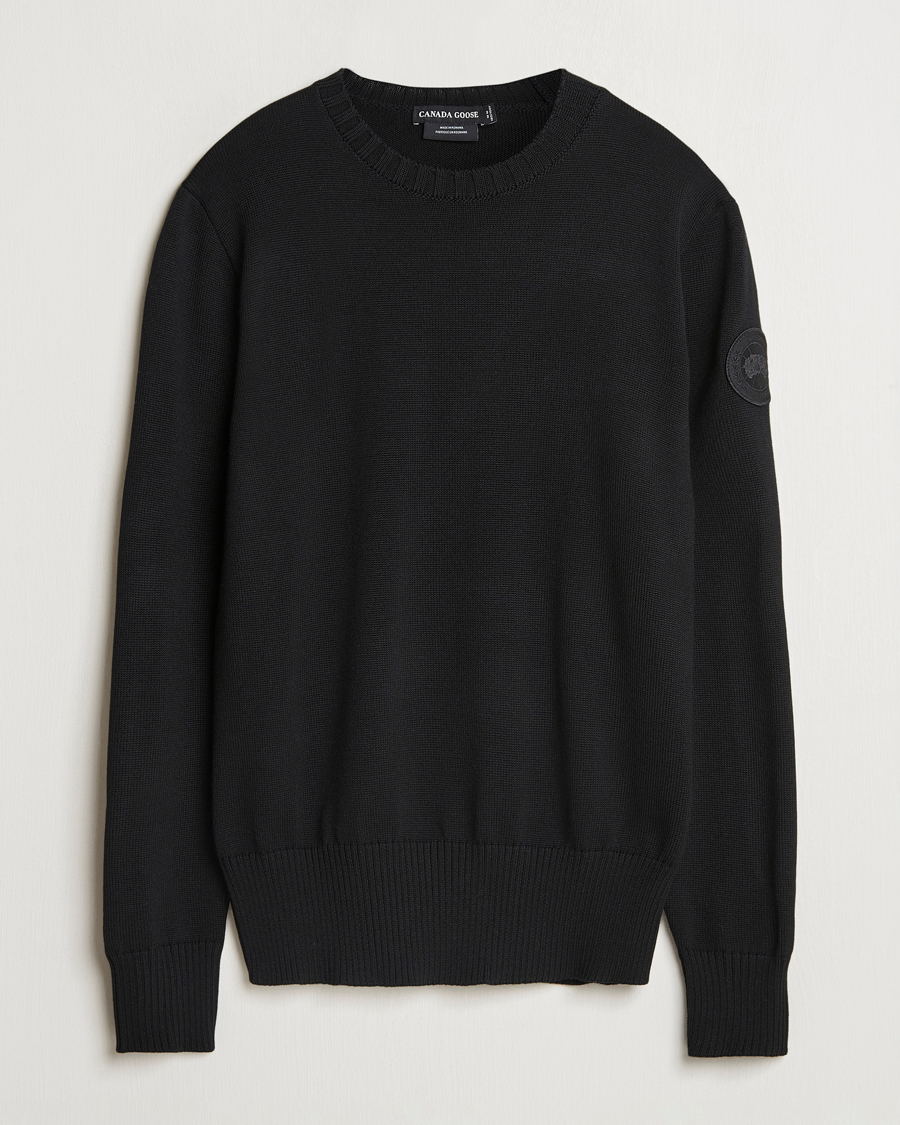 Herr | Tröjor | Canada Goose Black Label | Canada Goose Rosseau Crew Neck Black
