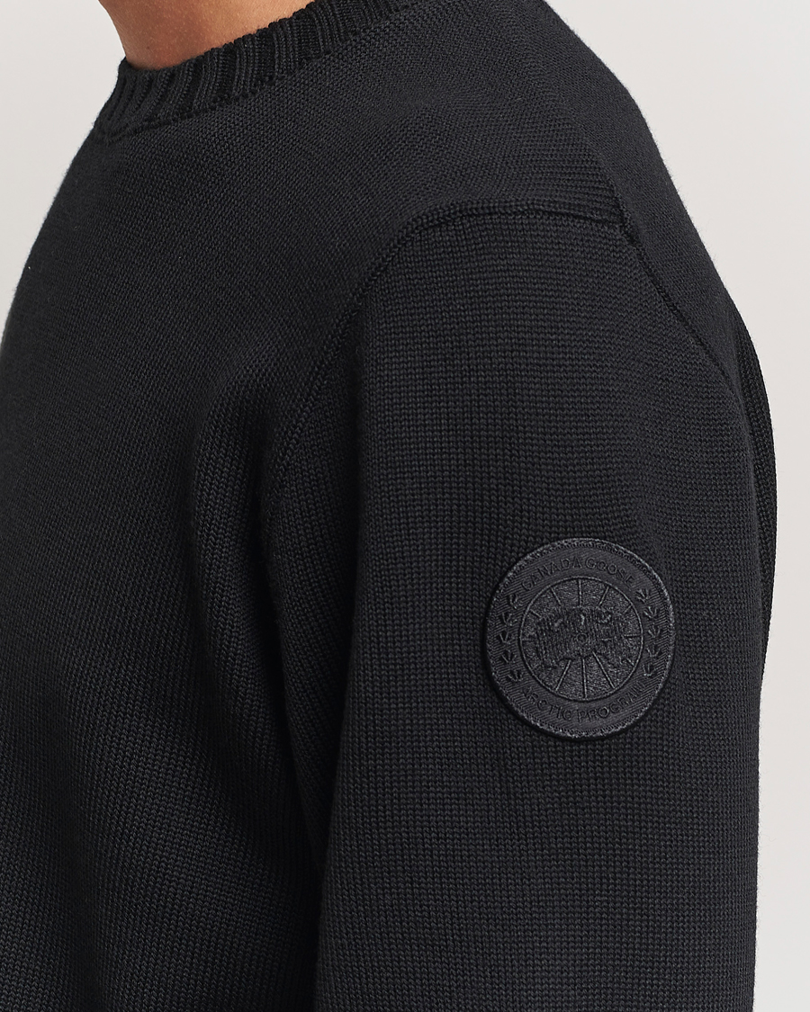 Herr | Tröjor | Canada Goose Black Label | Canada Goose Rosseau Crew Neck Black