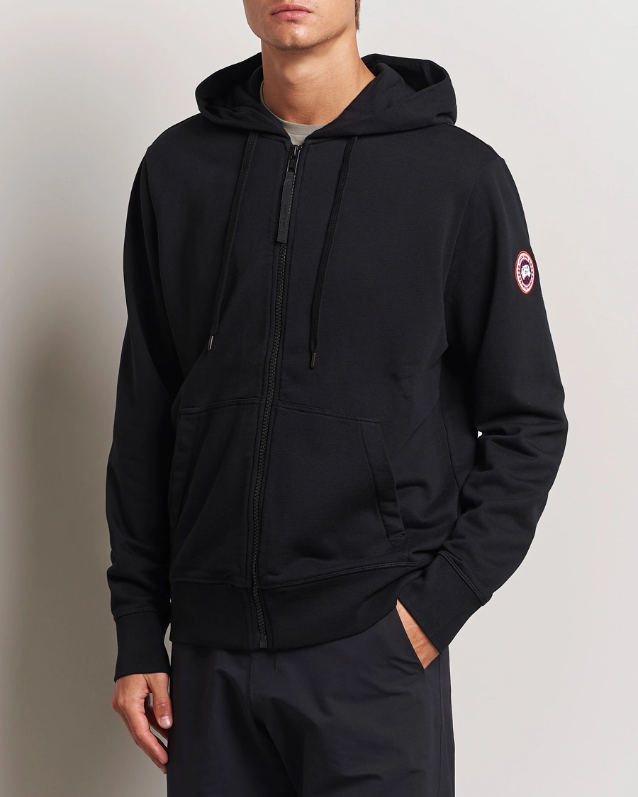 Herr | Tröjor | Canada Goose | Huron Full Zip Hoodie Black