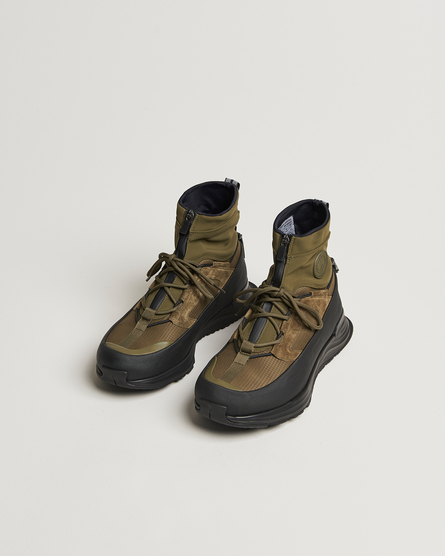 Herr | Canada Goose Glacier Trail Sneaker High Military Green | Canada Goose | Glacier Trail Sneaker High Military Green