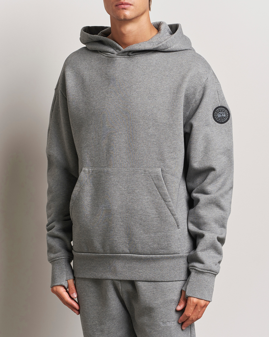 Herr | Tröjor | Canada Goose Black Label | Tobermory Heavyweight Hoody Stone Heather