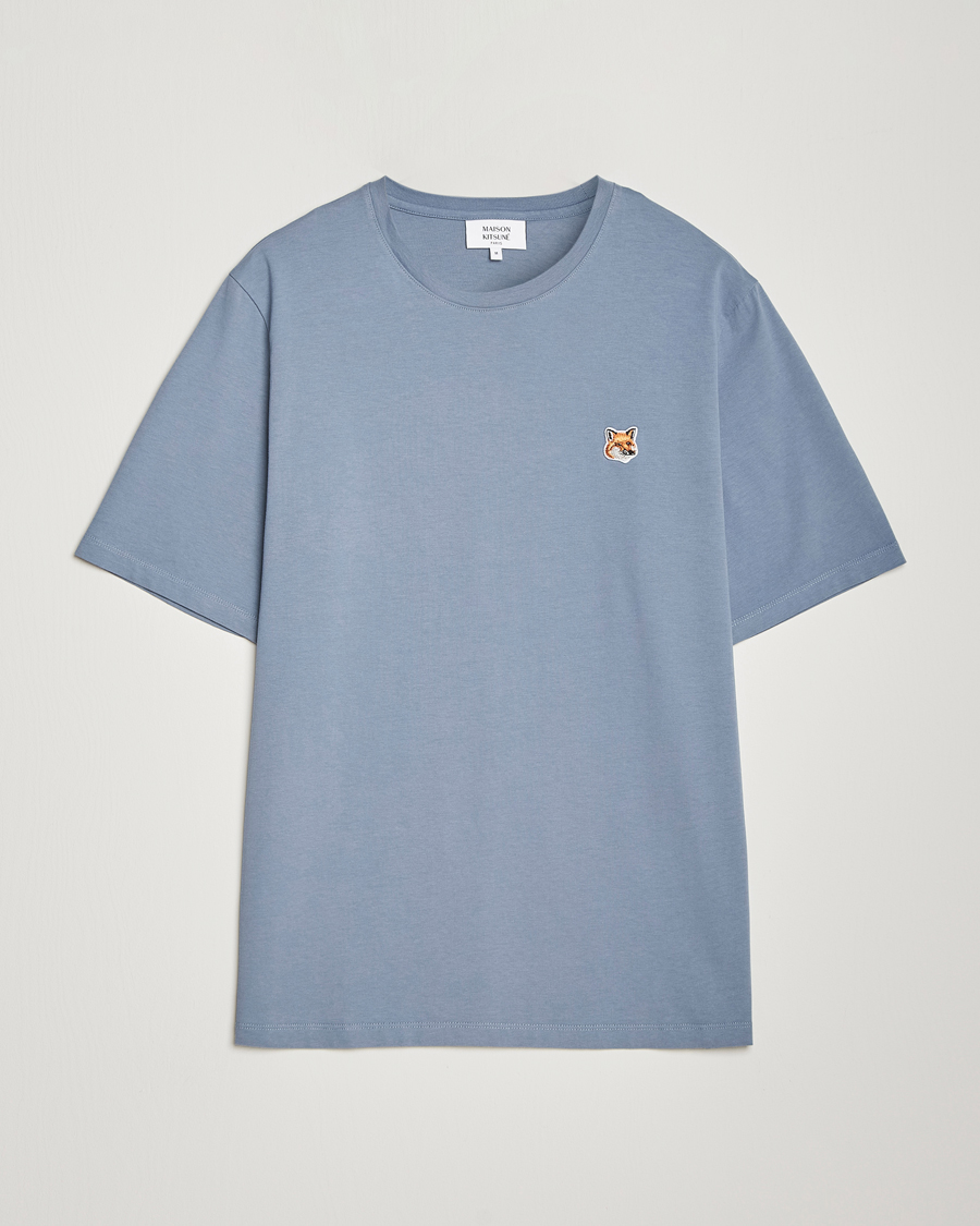 Herr | T-Shirts | Maison Kitsuné | Fox Head T-Shirt Moonlight Blue