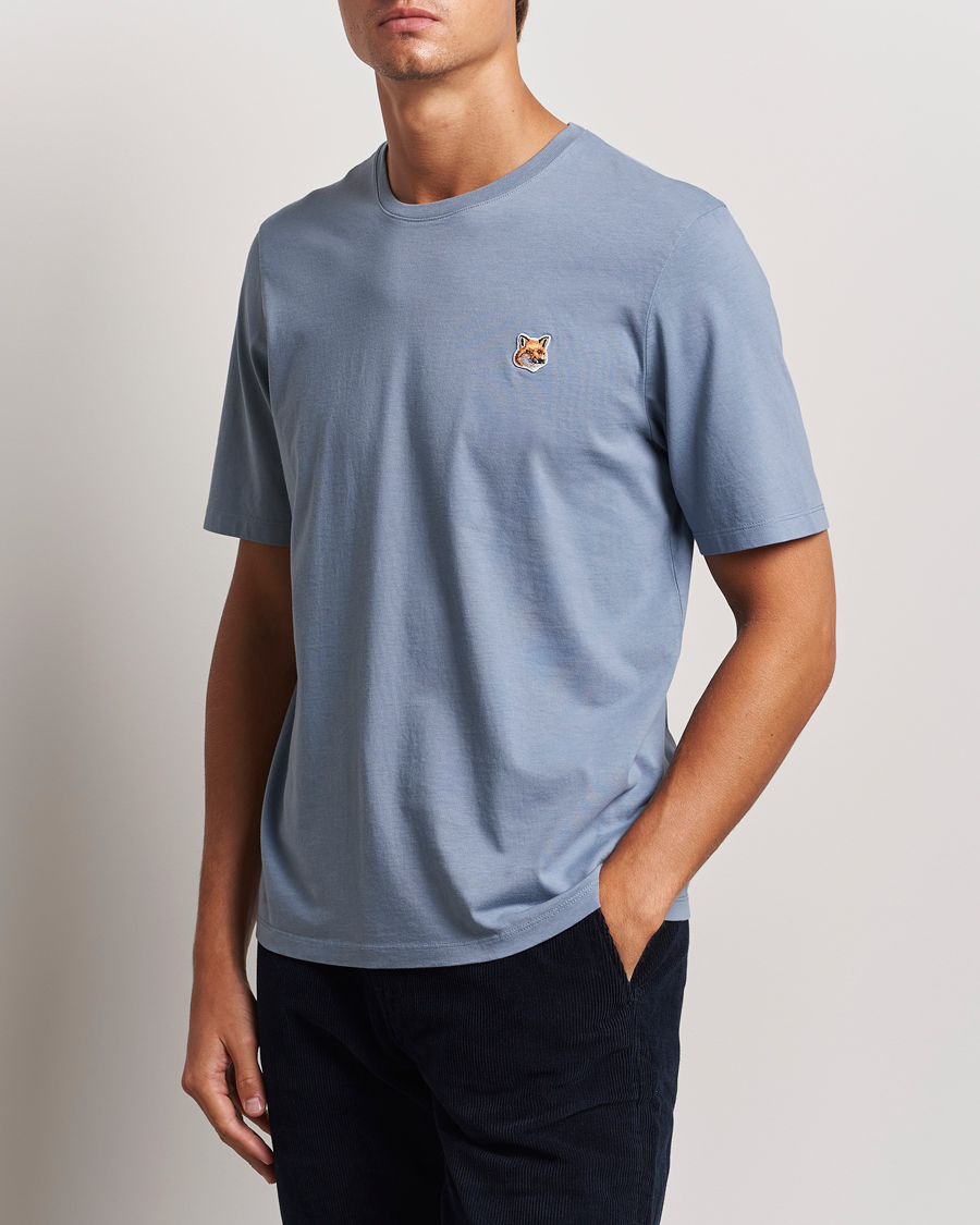Herr | T-Shirts | Maison Kitsuné | Fox Head T-Shirt Moonlight Blue