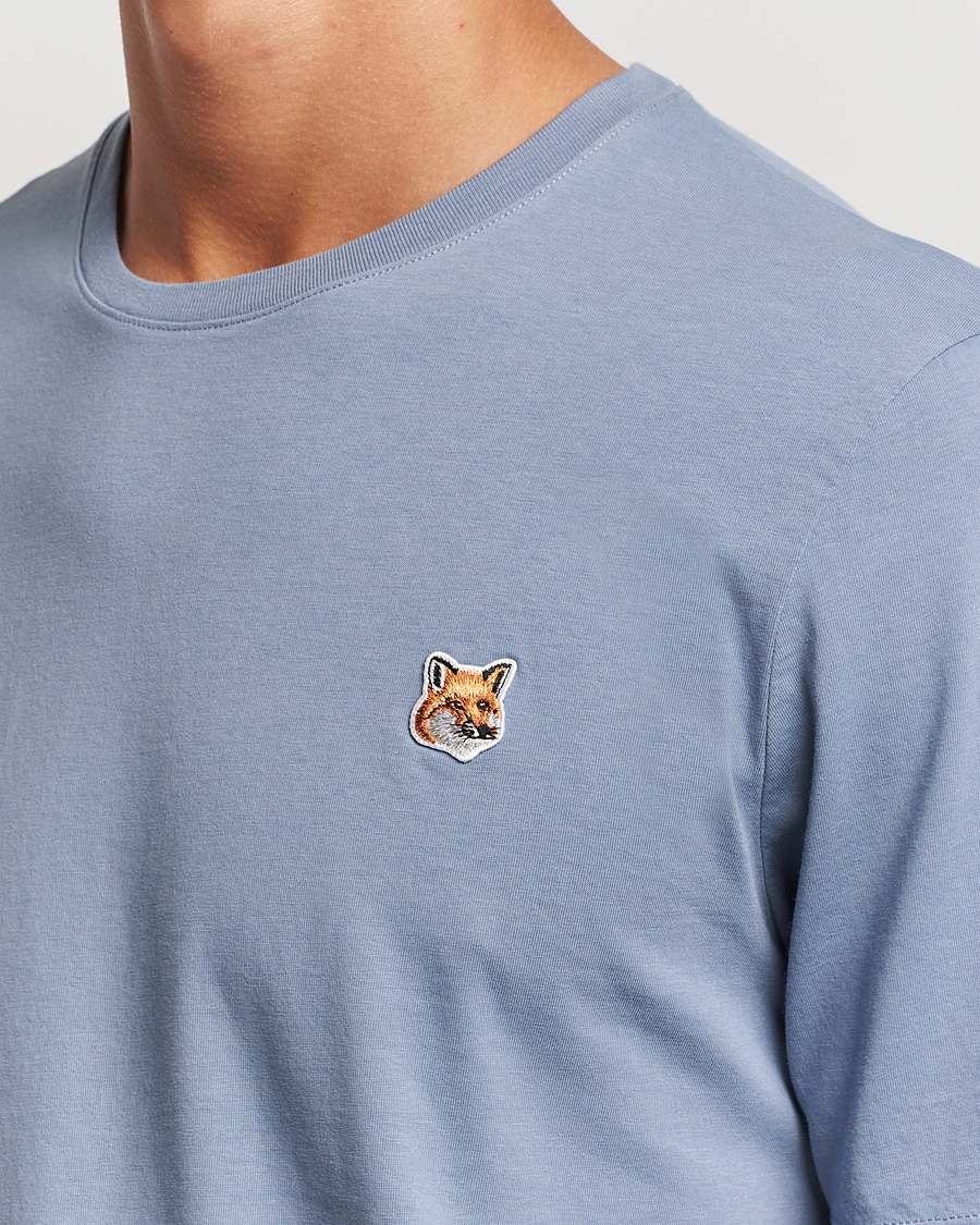 Herr | T-Shirts | Maison Kitsuné | Fox Head T-Shirt Moonlight Blue