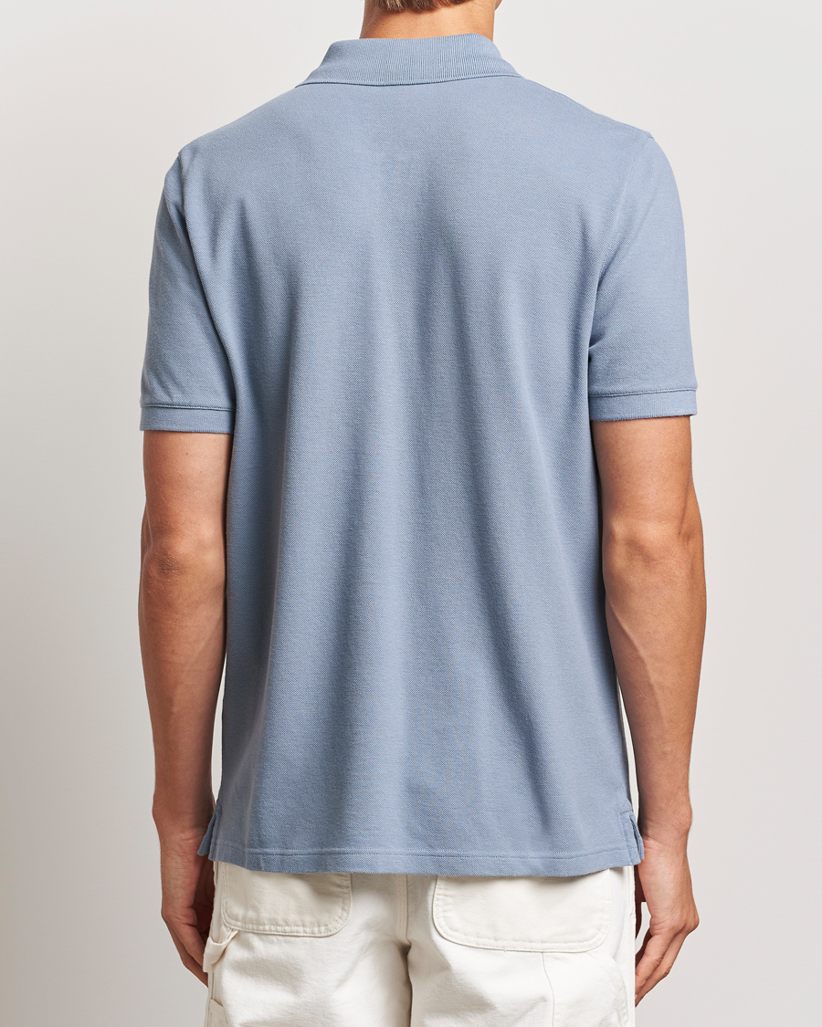 Herr | Pikéer | Maison Kitsuné | Fox Head Polo Moonlight Blue