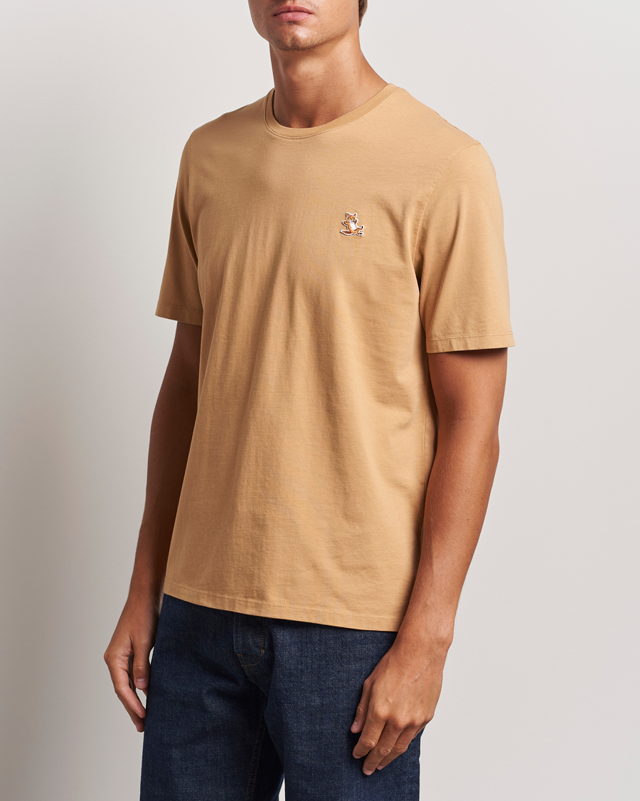 Herr | T-Shirts | Maison Kitsuné | Chillax Fox T-Shirt Chamomile Beige